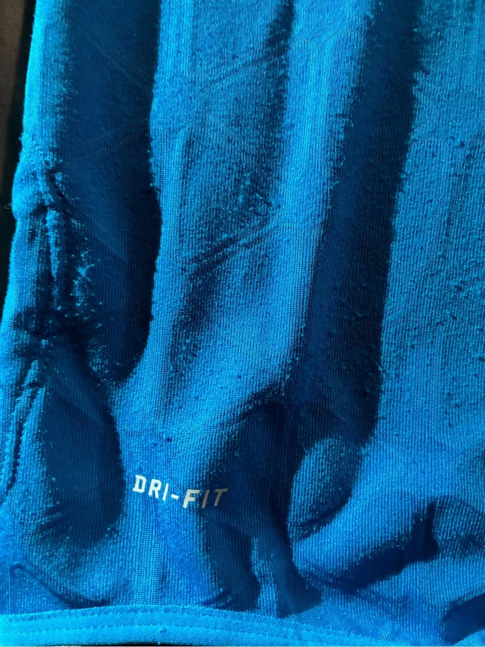Nike Teal Blue Dri-FIT Quilted Running Pullover